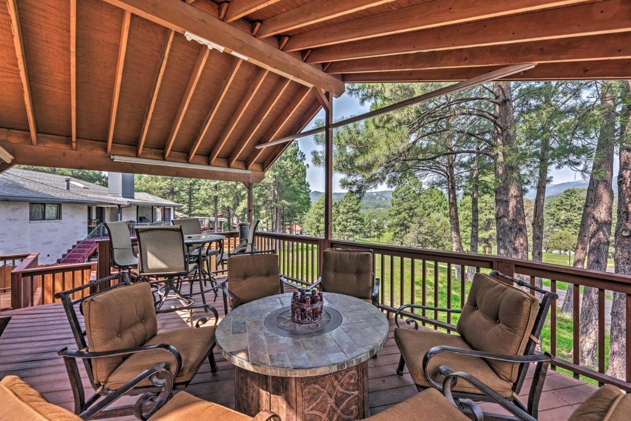 Cozy Ruidoso Cabin With Private Hot Tub And Large Deck Luaran gambar